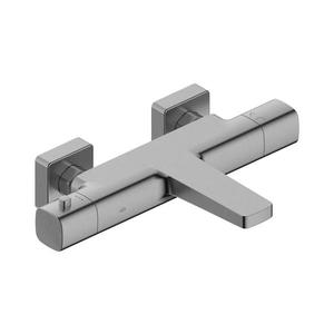 Baterie termostatică pentru cadă KFA Armatura MALAGA 5754-010-61, gri metalizat imagine