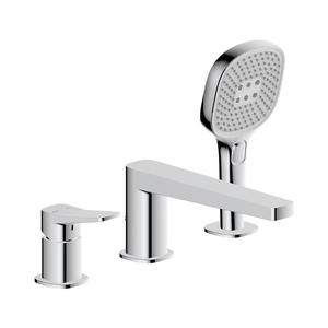 KFA Armatura 4525-210-00 - Baterie pentru cadă cu 3 orificii MALAGA, crom lucios imagine