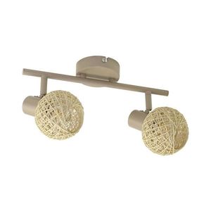 Lampă spot DEX 2xE14/10W/230V bej/crem imagine