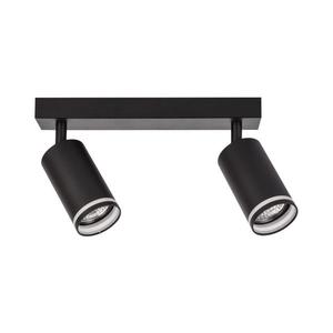 Lampă spot PIPE, 2x GU10/10W/230V, negru imagine