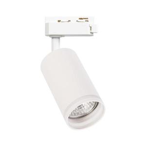 Spot pentru sistem de șină monofazat PIPE, 1x GU10, 10W, 230V, alb imagine