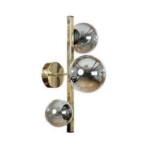 Zuma Line 1215 - Aplică de perete SERENITY 3xG9/8W/230V auriu/negru fumuriu imagine