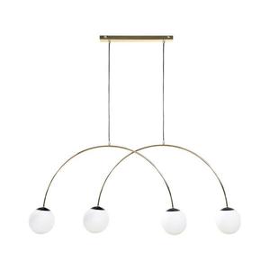 Zuma Line 1219 - Lustră BOW suspendată pe cablu, 4xE14/10W/230V, auriu imagine