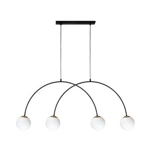 Zuma Line 1220 BOW - lustră suspendată cu cablu, 4xE14/10W/230V, negru imagine