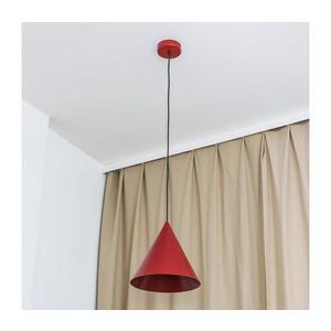 Lampă suspendată pe cablu ETNA II, 1xE27/15W/230V, Ø 25 cm, roșu imagine