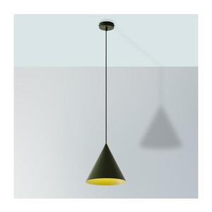 Pendul cu cablu ETNA II, 1xE27/15W/230V, Ø25 cm, verde imagine