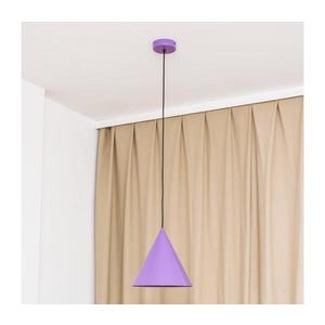 Lustră suspendată pe cablu ETNA II, 1xE27/15W/230V, Ø 25 cm, mov imagine