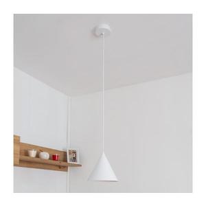 Lustră pe cablu ETNA II 1xE27/15W/230V diam. 18, 5 cm albă imagine