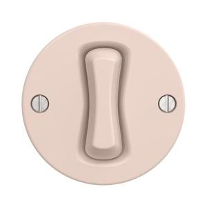 lap - Întrerupător retro pentru scară, fără ramă, nr. 6, roz pudrat imagine