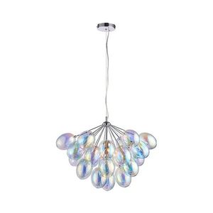 Endon 76450 - Lustră INFINITY suspendată pe cablu, 6xG9/28W/230V, multicoloră imagine