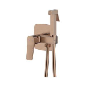 KFA Armatura MALAGA 4529-512-34 Baterie pentru bideu cu duș, pentru montaj încastrat, Aur roz imagine