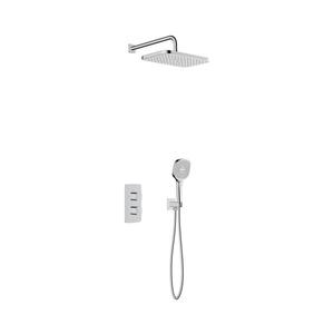 KFA Armatura 5759-501-00 - Set de duș MALAGA cu baterie termostatică încastrată, crom lucios imagine