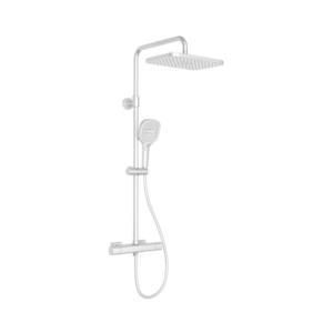 KFA Armatura 5756-910-44 - Set de duș cu baterie termostatică MALAGA, alb imagine