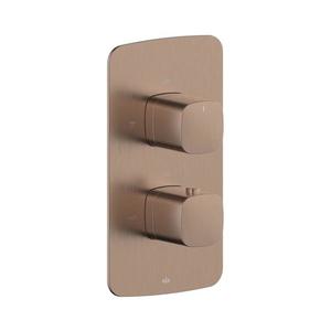 KFA Armatura MALAGA 5759-001-34 - Baterie termostatată pentru duș, montaj incastrat, aur roz imagine