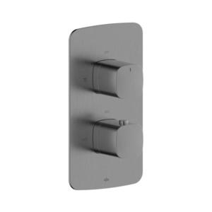 KFA Armatura MALAGA 5759-001-61 - Baterie de duș termostatică pentru montaj încastrat, gri mat imagine