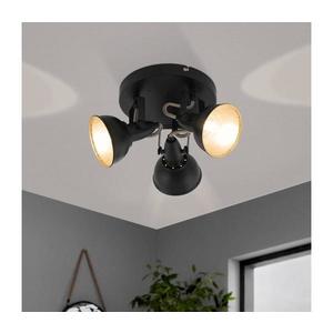 Eglo 75514 - Spot THORNTON 3xE14/28W/230V negru/auriu imagine