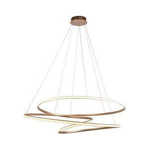 Endon 97645 - Lustră LED dimerizabilă pe cablu TWIRL LED/131W/230V 3000K, auriu imagine