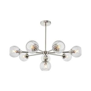 Endon 104051 - Lustru pe tijă ALLEGRA 8xE14/7W/230V crom lucios imagine