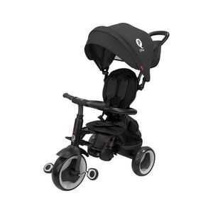 QPlay - Tricicletă 3 în 1 RITO EVA PLUS neagră imagine
