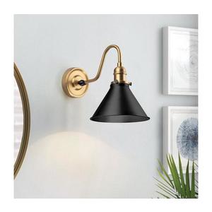 Elstead PV1-AB-MB - Aplică de perete PROVENCE 1xE27/60W/230V auriu/negru imagine