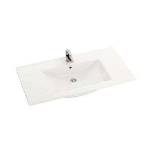 BATH DELUXE 06-090-60-11-01 - Lavoar încastrat CHICAGO 91 x 46, 5 cm ceramică/alb imagine