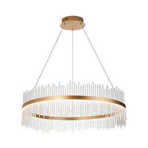 Endon 107672 - Lustră LED ADRIEL dimabilă pe cablu, 83W, 230V, 3000K, aurie imagine