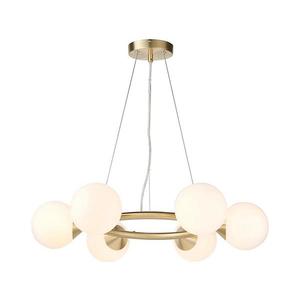 Endon 106390 - Lustră suspendată pe cablu OTIS 6xG9/3W/230V, aurie imagine