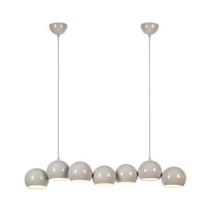 Markslöjd 108914 - Candelabru cu cablu CUPOLO 7xE14/40W/230V, gri imagine