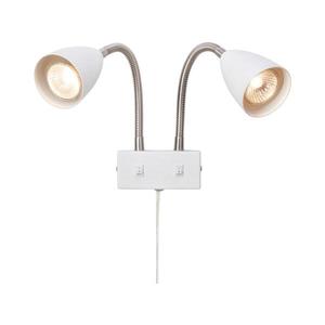 Markslöjd 108900 - Aplică de perete CIRO cu 2 spoturi (2x GU10, 7W, 230V), alb imagine