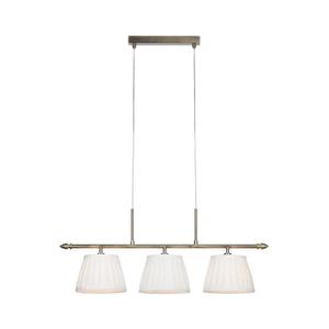 Markslöjd 108975 - Lustră suspendată pe cablu OXFORD 3xE14/40W/230V, alamă/albă imagine