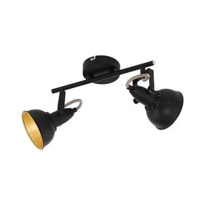 Eglo 75512 - Spot orientabil THORNTON 2xE14/28W/230V negru/auriu imagine