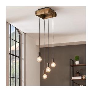 Lustră pe cablu WOOTTON 4xE27/40W/230V Eglo 43591 imagine