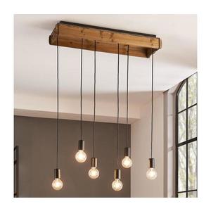 Eglo 43592 - Lustră pe cablu WOOTTON 6xE27/40W/230V imagine