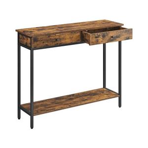 Masă laterală LUVOR maro/negru imagine