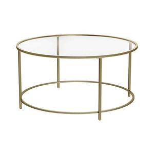 Masă de cafea LYRA aurie imagine