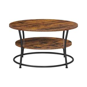 Masă de cafea ELDUR maro/negru imagine