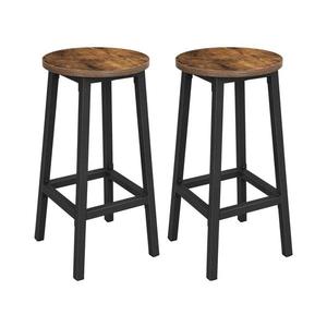 Scaun de bar LOE maro/negru imagine