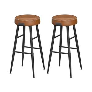 Scaun de bar LIOR, maro/negru imagine