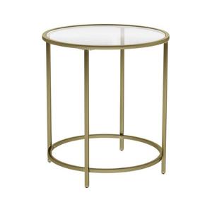 Masă laterală LYRA aurie imagine