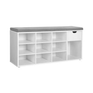 Pantofar VOREN alb/gri imagine