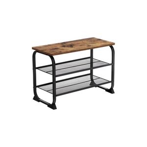 Pantofar DAVOR, maro/negru imagine