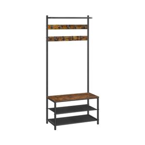 Cuier de podea NAVOR maro/negru imagine