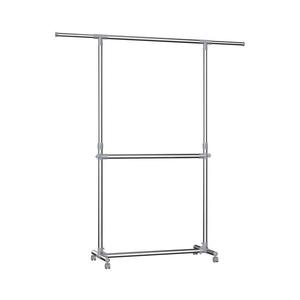 Cuier de podea mobil LINEA, argintiu imagine