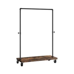 Cuier de podea mobil LINEA, maro/negru imagine