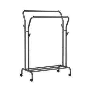 Cuier mobil de podea LINEA, negru imagine