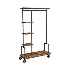 Cuier mobil pe stativ LINEA, maro/negru imagine