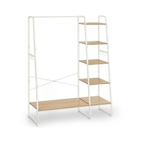 Cuier de podea LINEA, alb/maro imagine