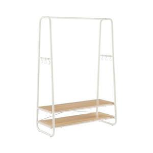 Cuier de podea LINEA, alb/maro imagine