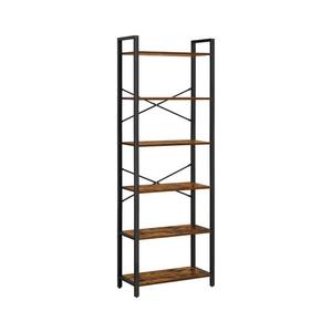 Bibliotecă NAVARO, maro/negru imagine