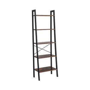 Bibliotecă NAVARO maro/negru imagine